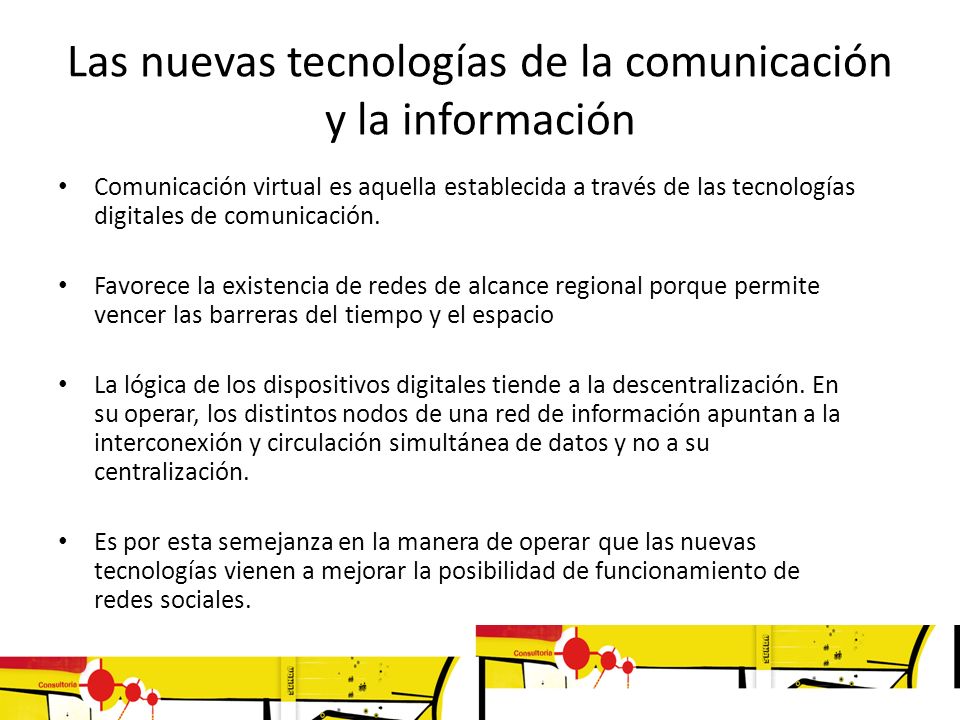 Las nuevas tecnologías de la comunicación y la información