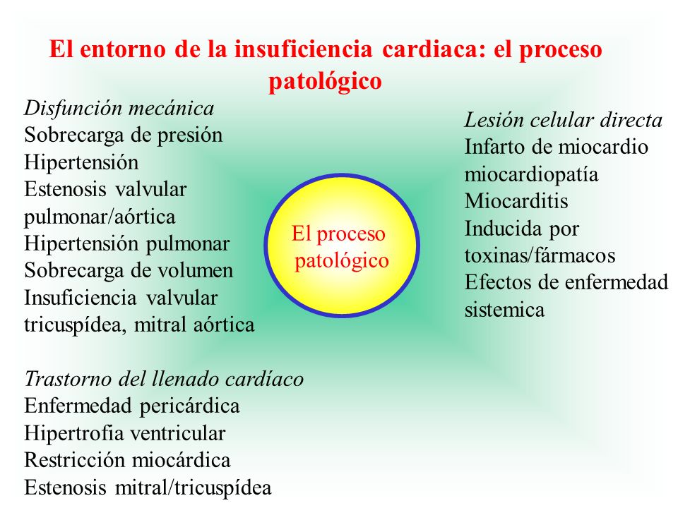 El entorno de la insuficiencia cardiaca: el proceso patológico