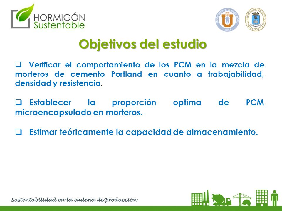 Objetivos del estudio