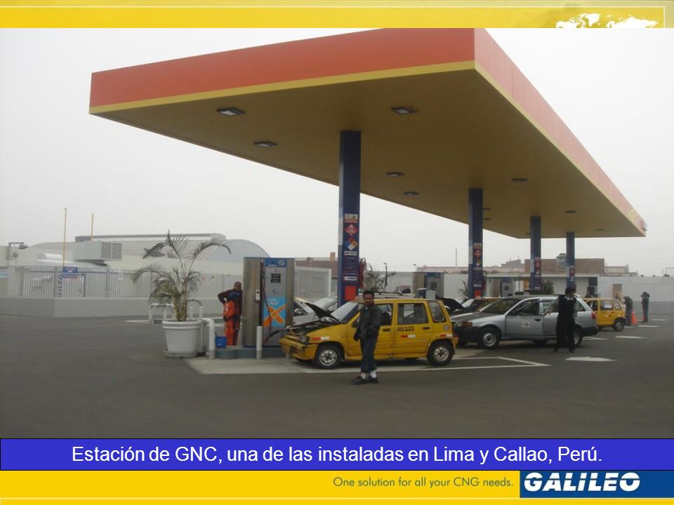 Estación de GNC, una de las instaladas en Lima y Callao, Perú.