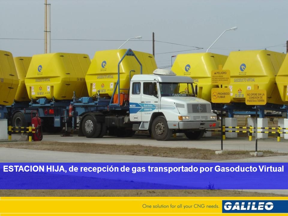 ESTACION HIJA, de recepción de gas transportado por Gasoducto Virtual