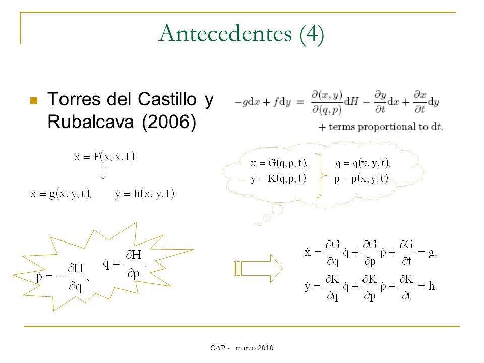 Antecedentes (4) Torres del Castillo y Rubalcava (2006)