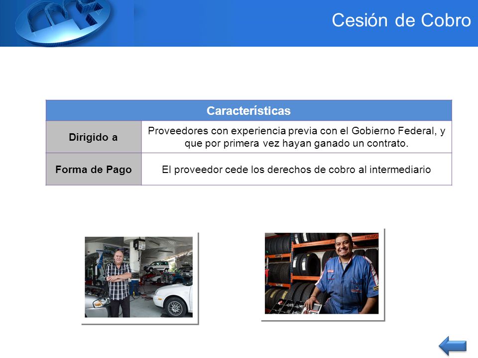 El proveedor cede los derechos de cobro al intermediario