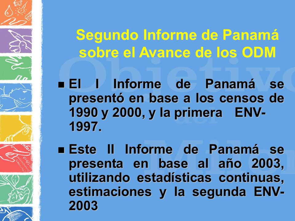 Segundo Informe de Panamá sobre el Avance de los ODM