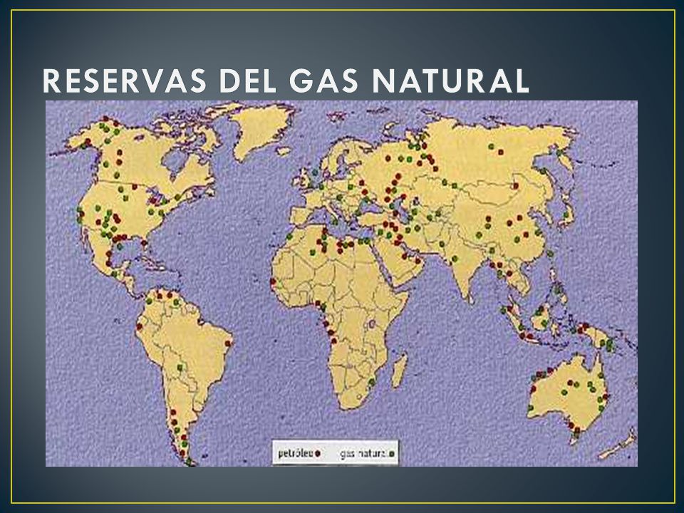 RESERVAS DEL GAS NATURAL