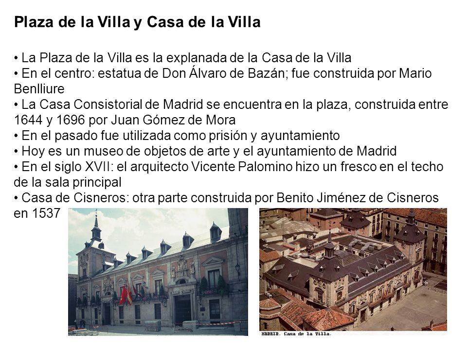 Plaza de la Villa y Casa de la Villa