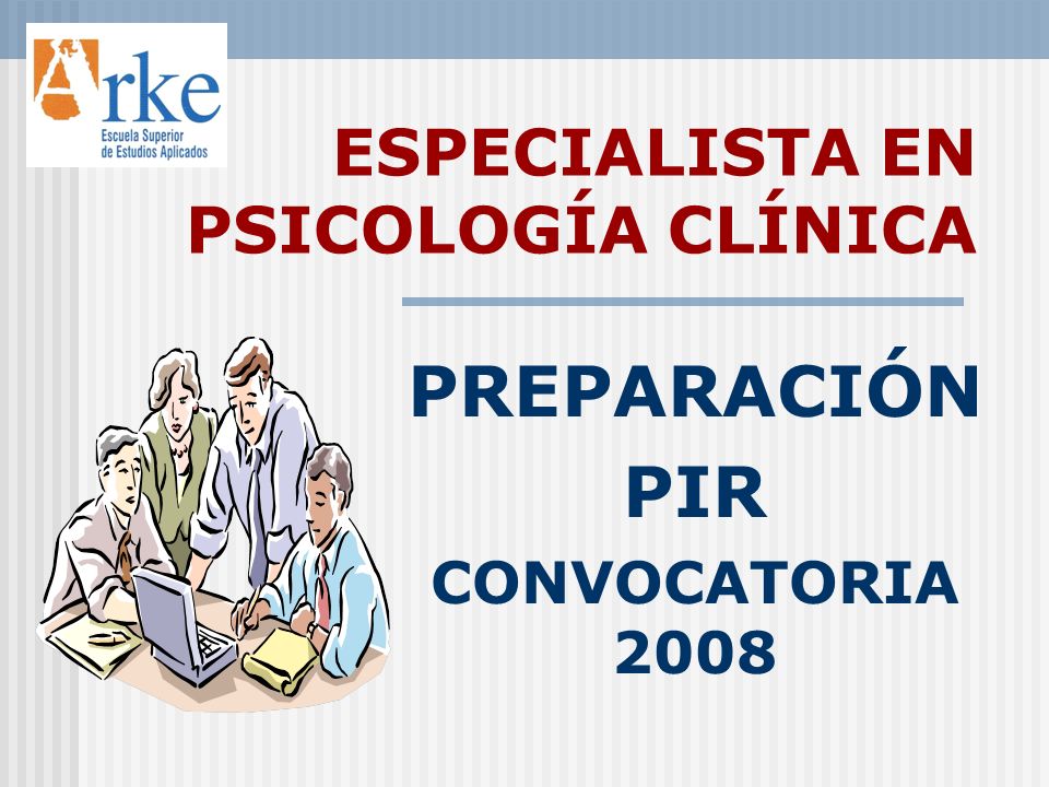 ESPECIALISTA EN PSICOLOGÍA CLÍNICA