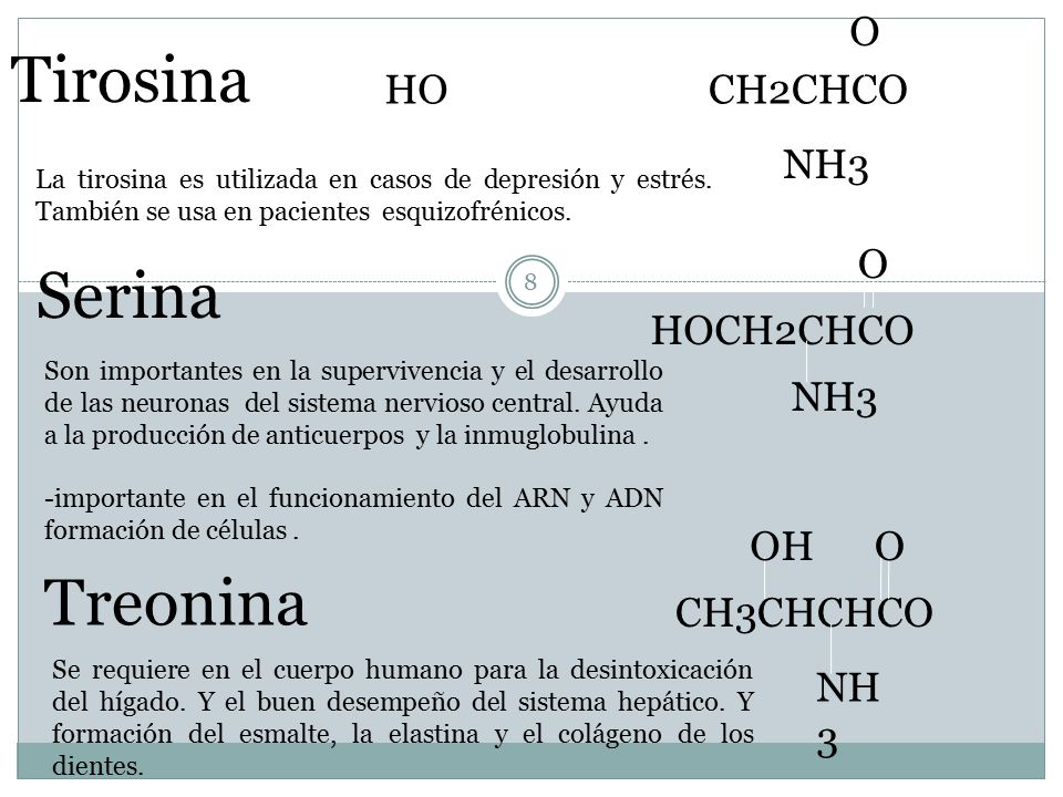 Tirosina Serina Treonina O HO CH2CHCO NH3 O HOCH2CHCO NH3 OH O