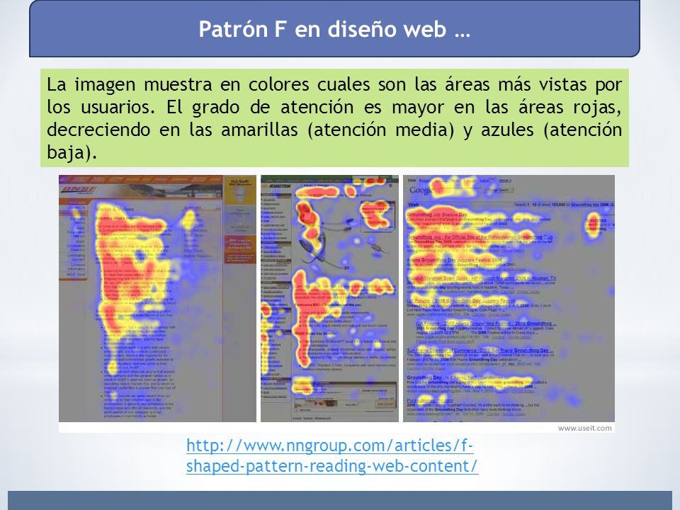 Patrón F en diseño web …