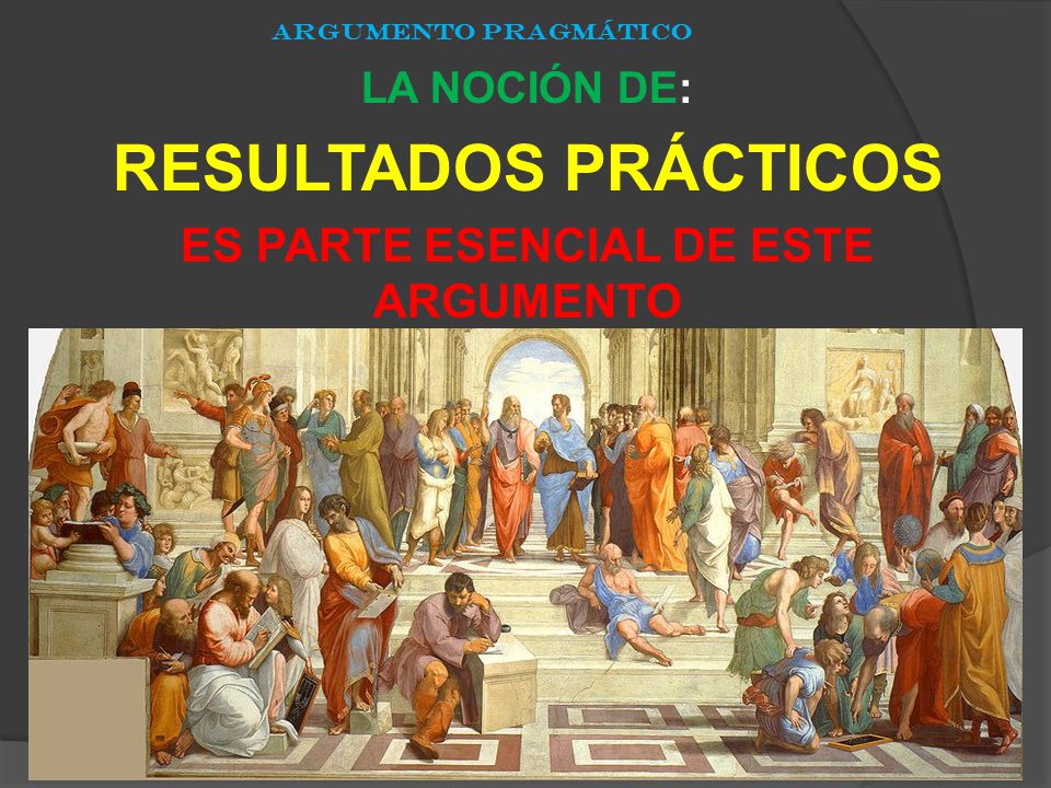 ES PARTE ESENCIAL DE ESTE ARGUMENTO