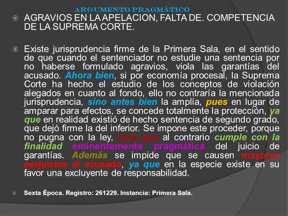AGRAVIOS EN LA APELACION, FALTA DE. COMPETENCIA DE LA SUPREMA CORTE.