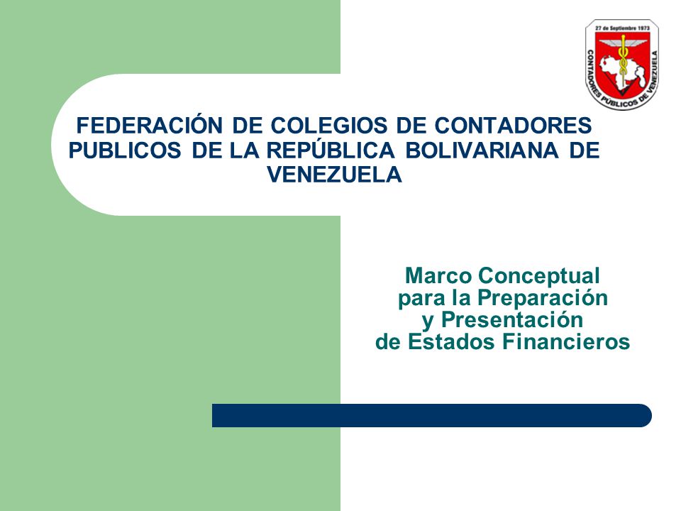 FEDERACIÓN DE COLEGIOS DE CONTADORES PUBLICOS DE LA REPÚBLICA BOLIVARIANA DE VENEZUELA