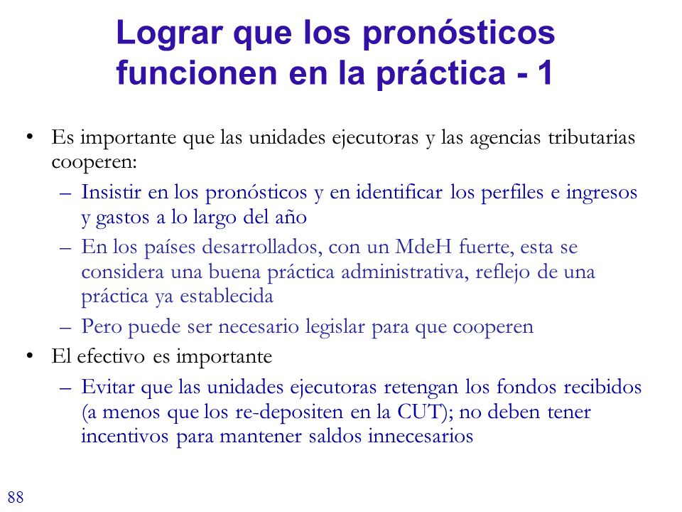 Lograr que los pronósticos funcionen en la práctica - 1