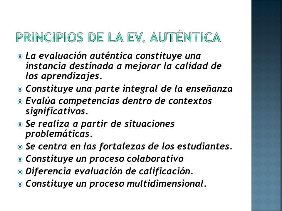 PRINCIPIOS DE LA EV. AUTÉNTICA