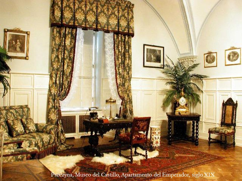 Pszczyna, Museo del Castillo, Apartamento del Emperador, siglo XIX