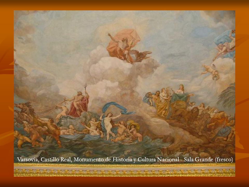 Varsovia, Castillo Real, Monumento de Historia y Cultura Nacional - Sala Grande (fresco)