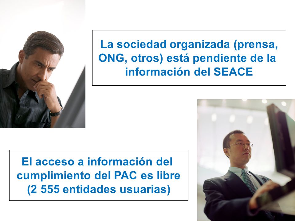 La sociedad organizada (prensa, ONG, otros) está pendiente de la