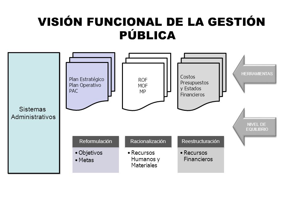 VISIÓN FUNCIONAL DE LA GESTIÓN PÚBLICA