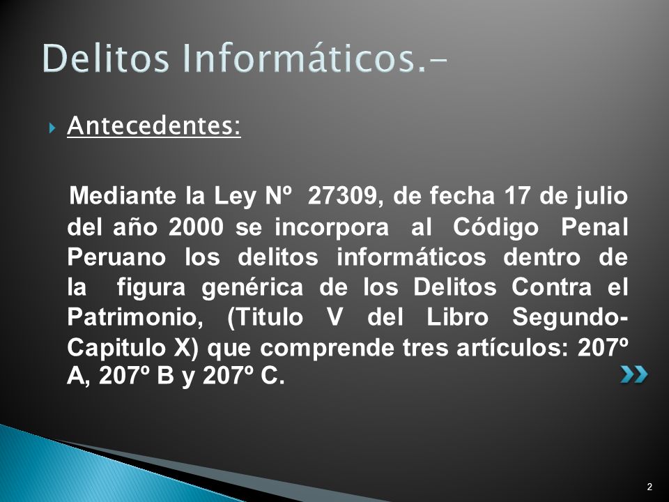 Delitos Informáticos.-