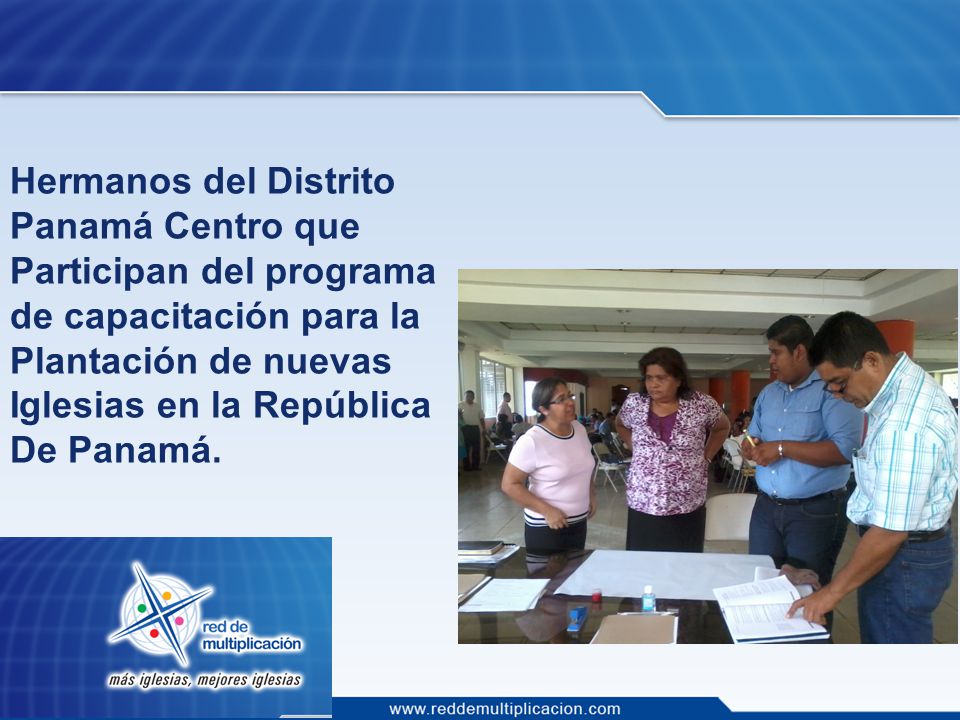 Hermanos del Distrito Panamá Centro que. Participan del programa. de capacitación para la. Plantación de nuevas.