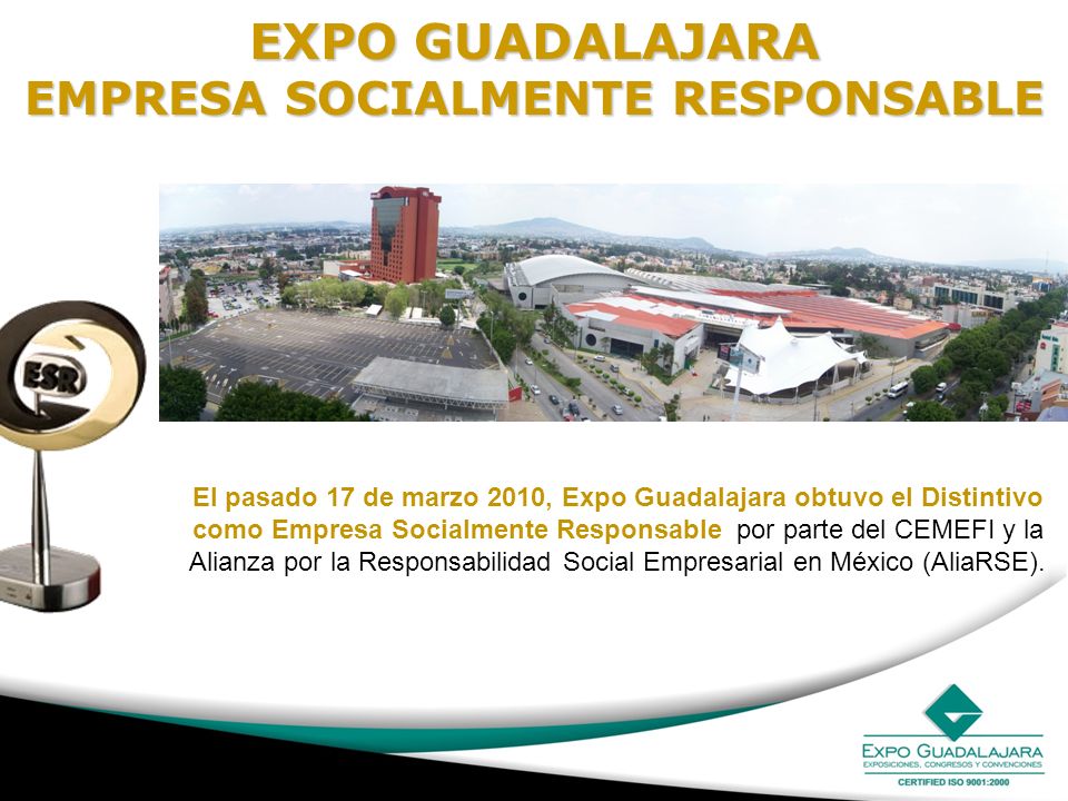 EXPO GUADALAJARA EMPRESA SOCIALMENTE RESPONSABLE