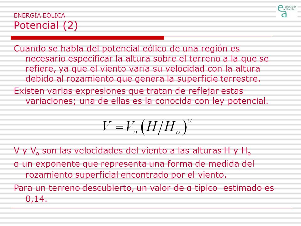 ENERGÍA EÓLICA Potencial (2)