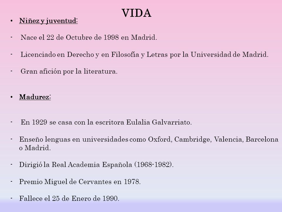 VIDA Niñez y juventud: - Nace el 22 de Octubre de 1998 en Madrid.