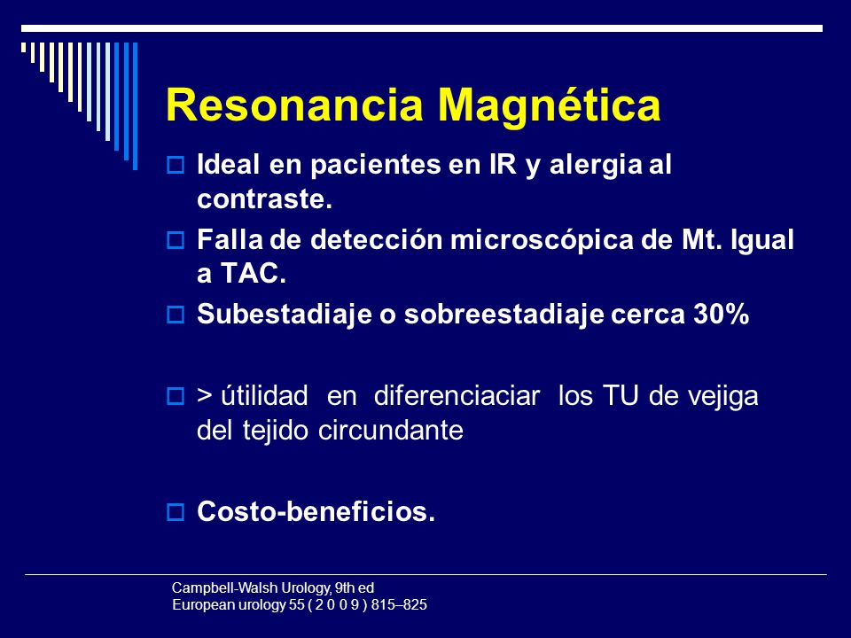 Resonancia Magnética Ideal en pacientes en IR y alergia al contraste.