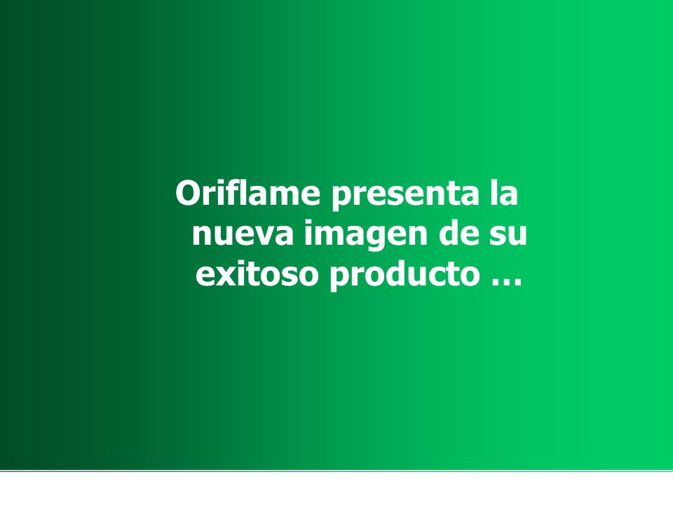 Oriflame presenta la nueva imagen de su exitoso producto …