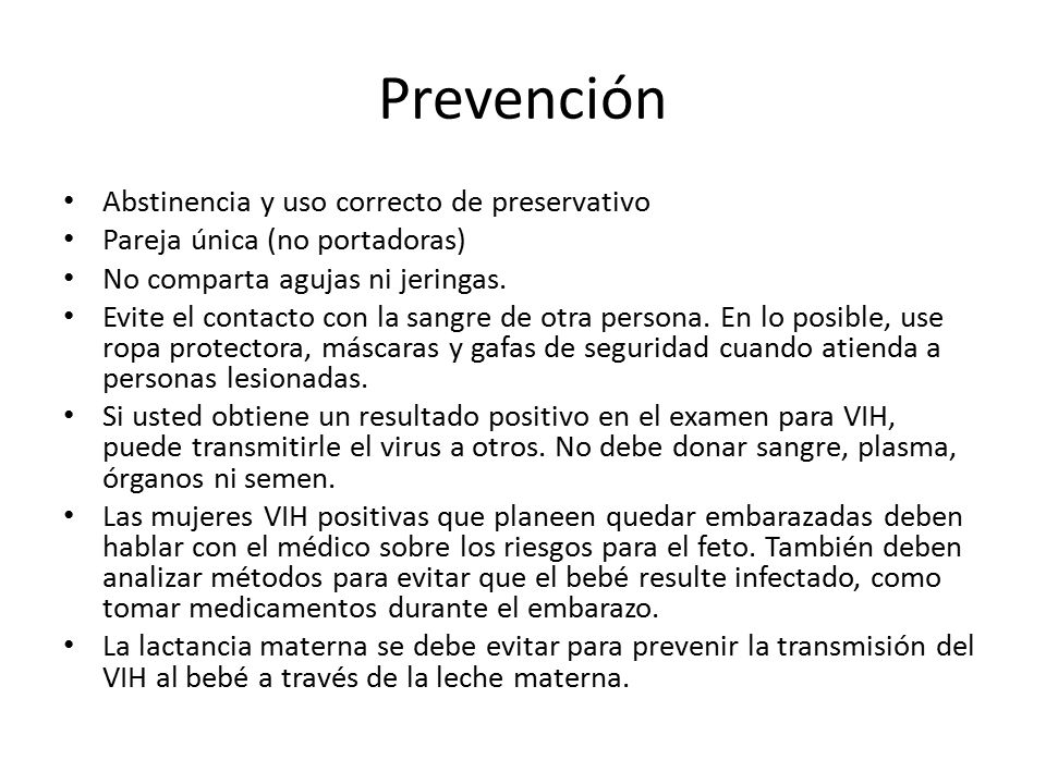 Prevención Abstinencia y uso correcto de preservativo