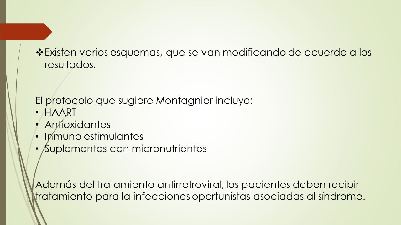 Existen varios esquemas, que se van modificando de acuerdo a los resultados.
