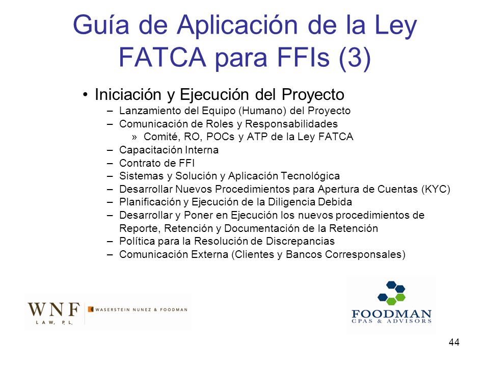 Guía de Aplicación de la Ley FATCA para FFIs (3)
