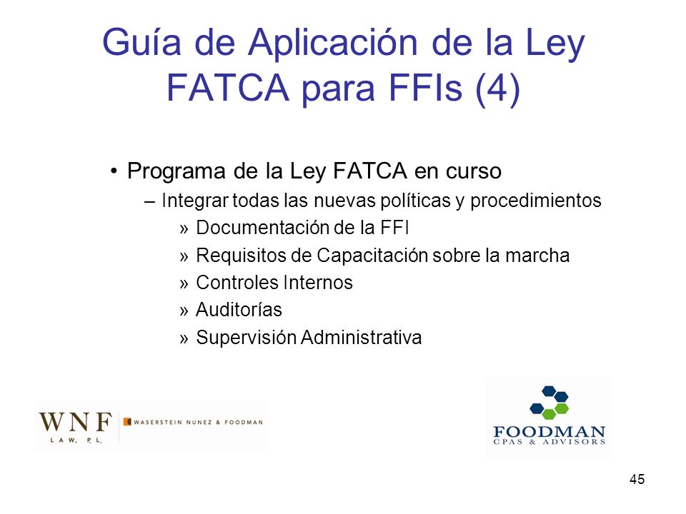 Guía de Aplicación de la Ley FATCA para FFIs (4)