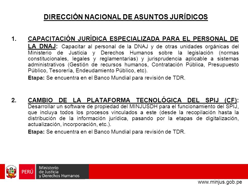 DIRECCIÓN NACIONAL DE ASUNTOS JURÍDICOS