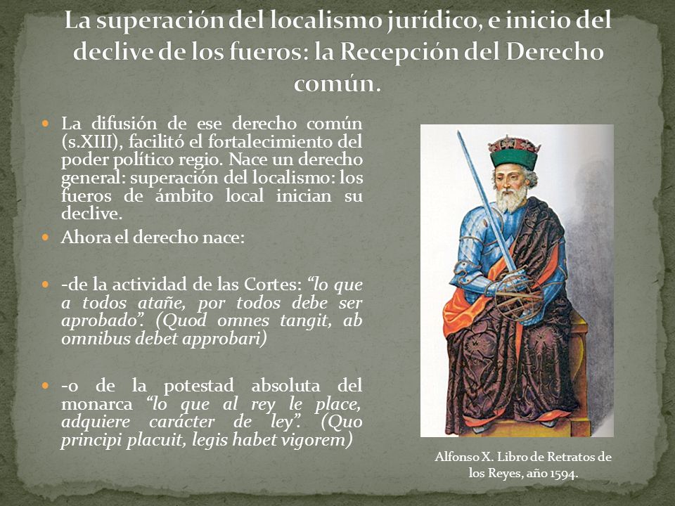 Alfonso X. Libro de Retratos de los Reyes, año 1594.