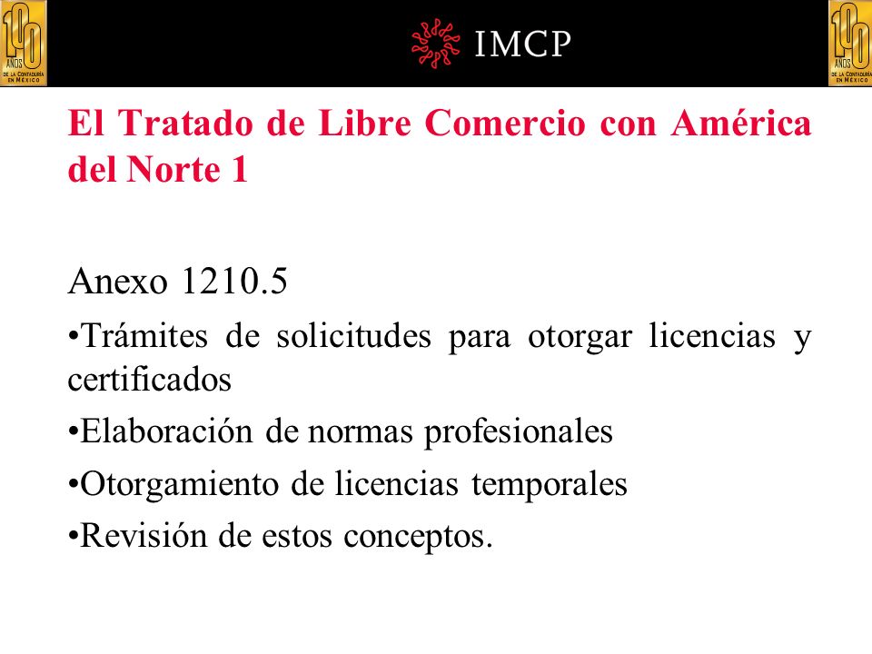 El Tratado de Libre Comercio con América del Norte 1