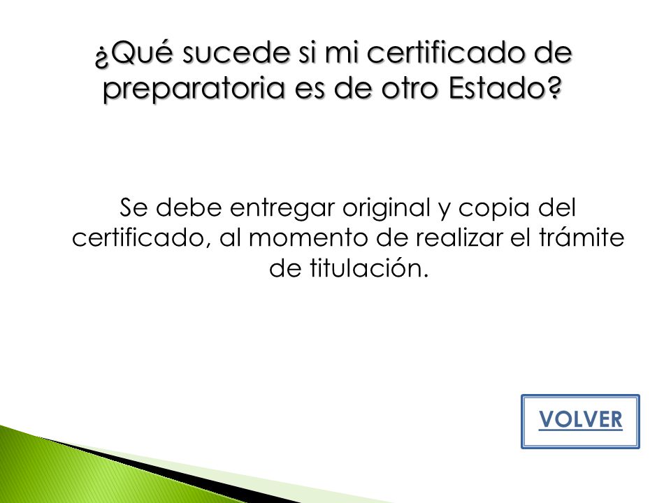 ¿Qué sucede si mi certificado de preparatoria es de otro Estado