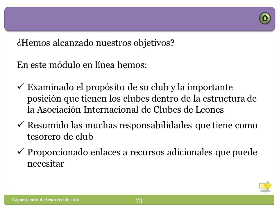 ¿Hemos alcanzado nuestros objetivos En este módulo en línea hemos: