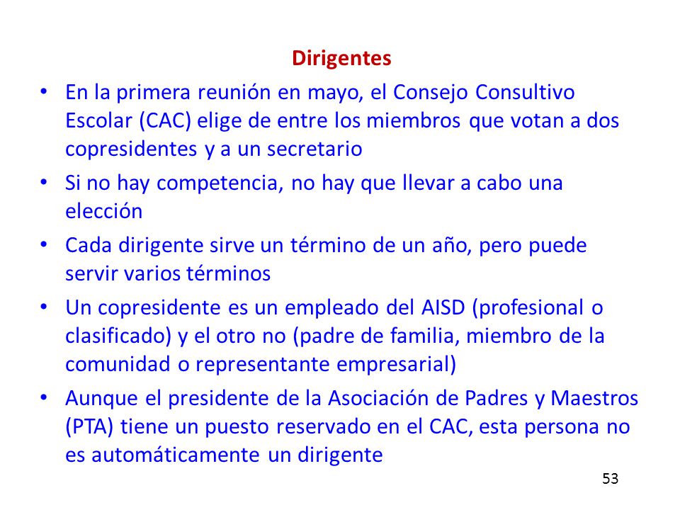 Si no hay competencia, no hay que llevar a cabo una elección