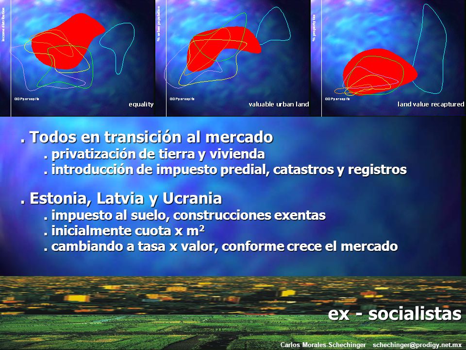 ex - socialistas . Todos en transición al mercado