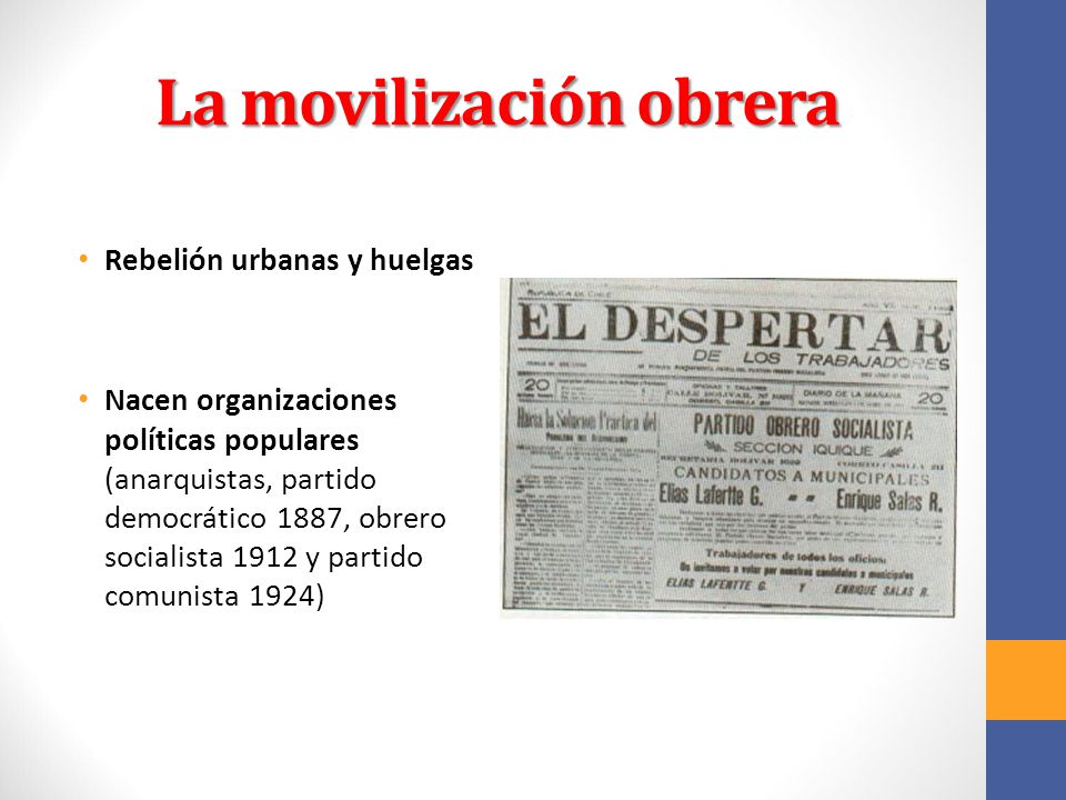 La movilización obrera