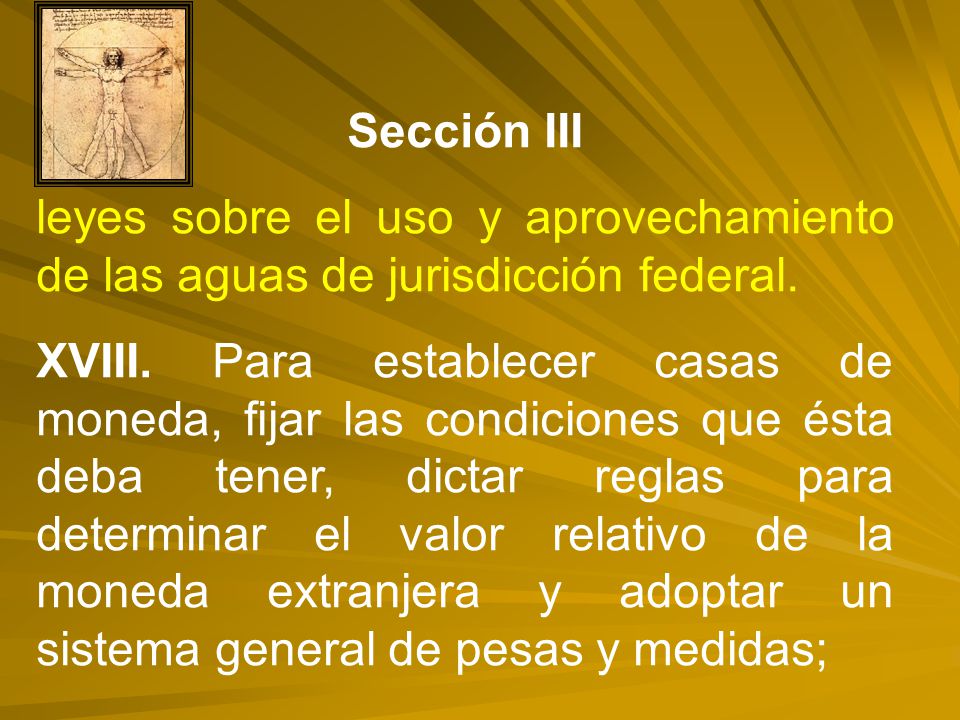 Sección III leyes sobre el uso y aprovechamiento de las aguas de jurisdicción federal.
