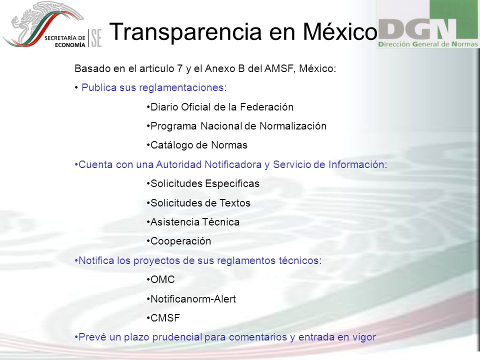 Transparencia en México