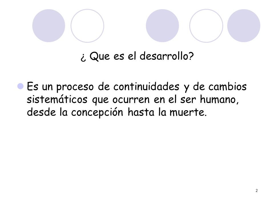 ¿ Que es el desarrollo.