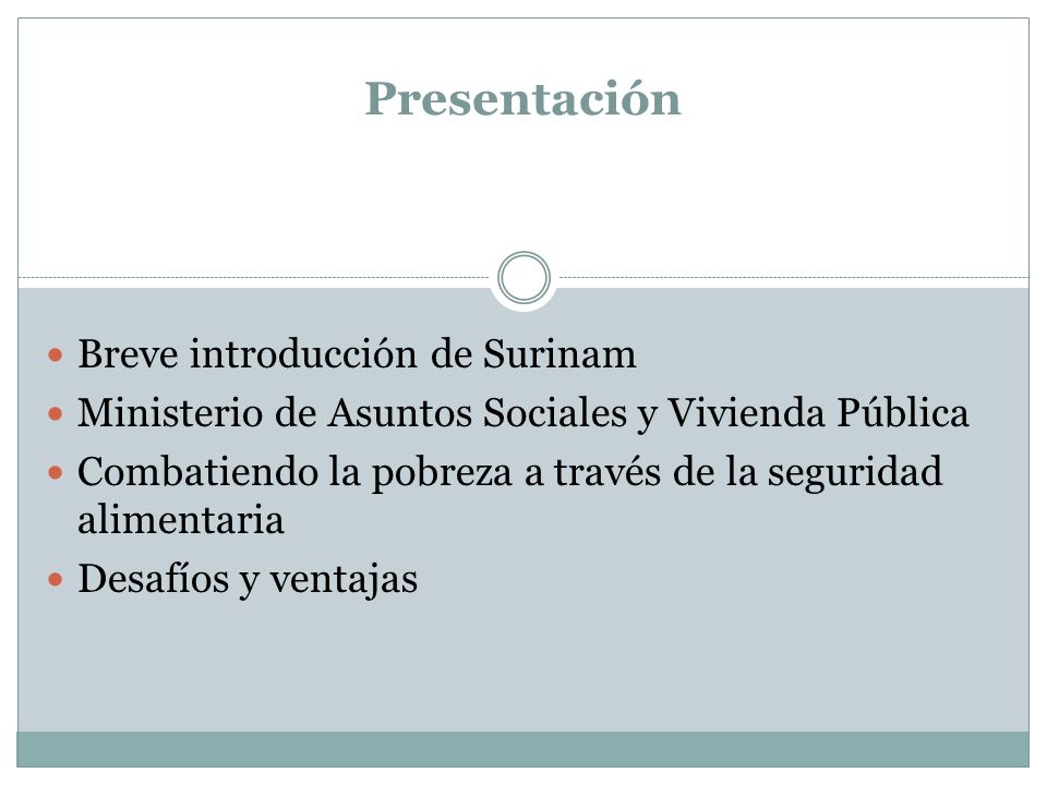 Presentación Breve introducción de Surinam