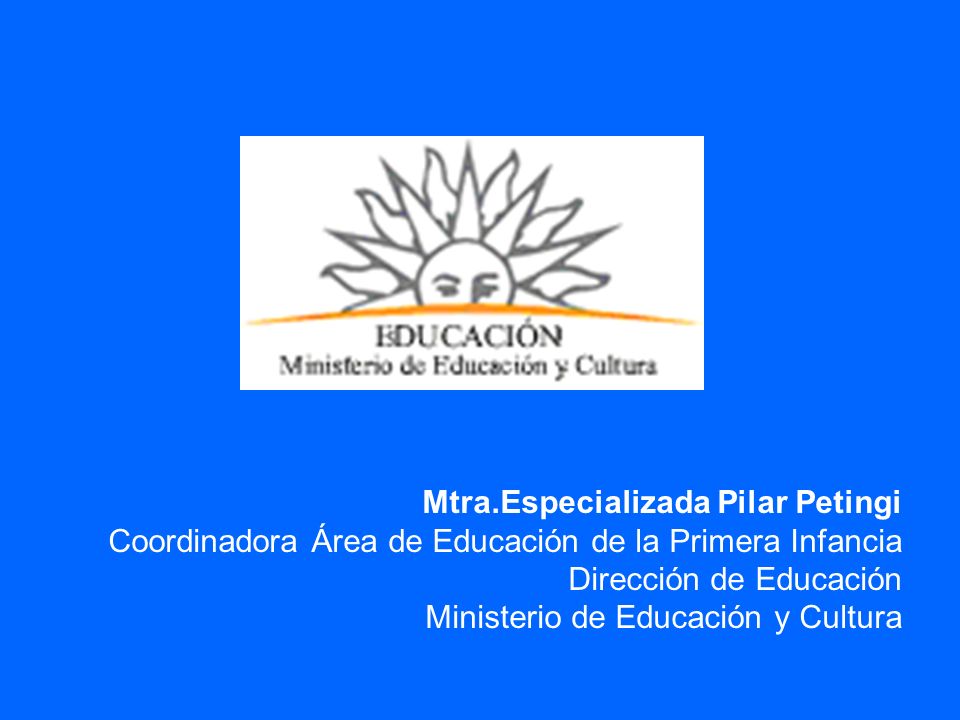 Mtra.Especializada Pilar Petingi