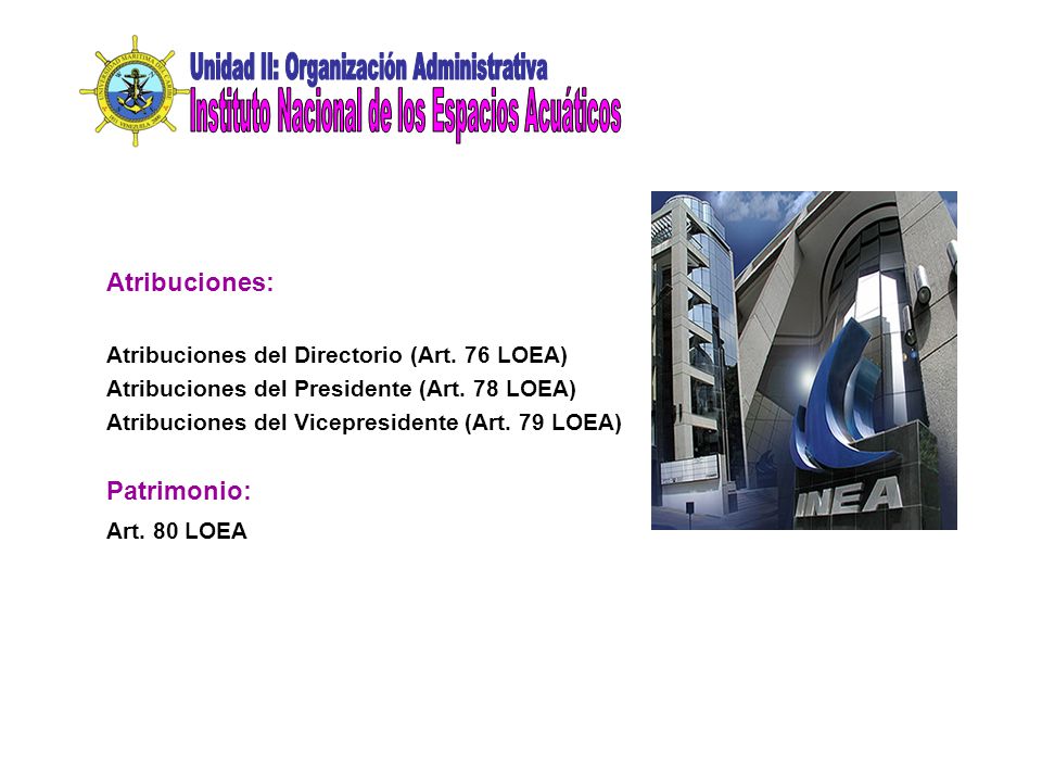 Unidad II: Organización Administrativa