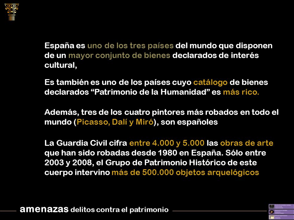 amenazas delitos contra el patrimonio