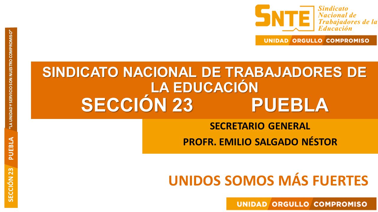 SINDICATO NACIONAL DE TRABAJADORES DE LA EDUCACIÓN SECCIÓN 23 PUEBLA