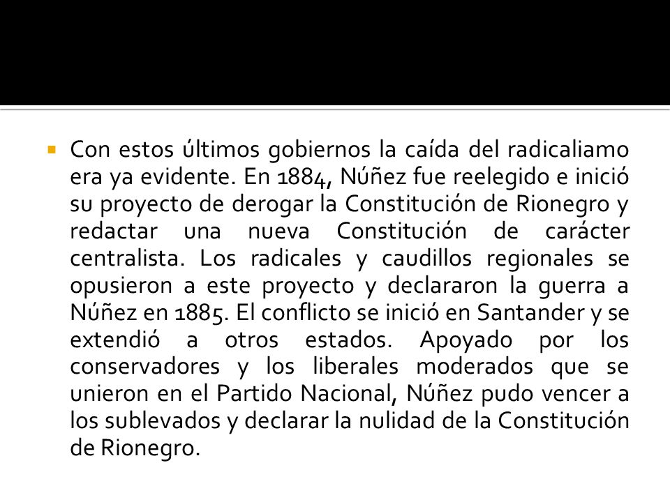 Con estos últimos gobiernos la caída del radicaliamo era ya evidente